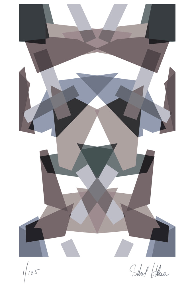 Taupe Geo•Dyad #06
