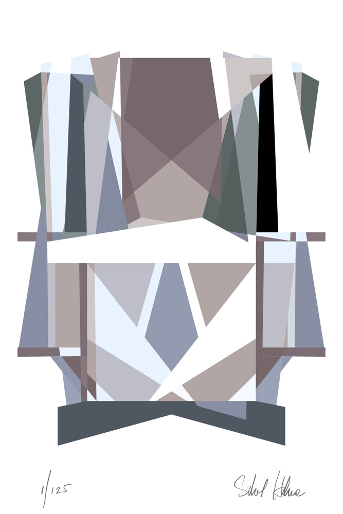 Taupe Geo•Dyad #04a