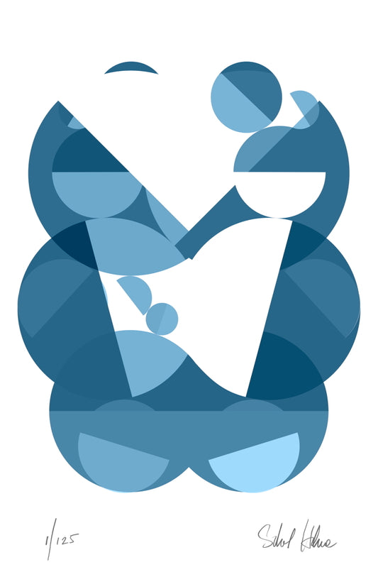 Blue Geo•Dyad #05a