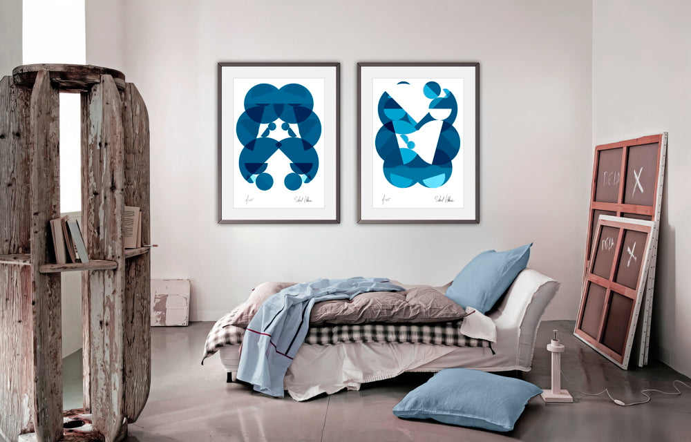 Blue Geo•Dyad #05