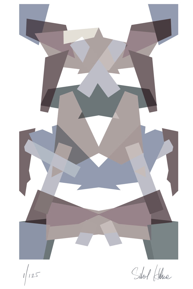 Taupe Geo•Dyad #06a