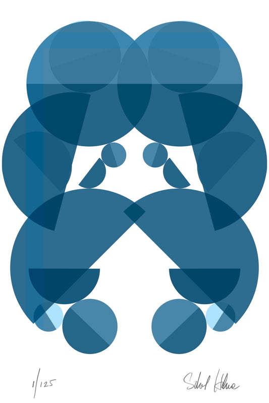 Blue Geo•Dyad #05