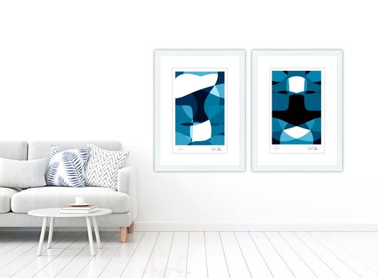 Blue Geo•Dyad #09